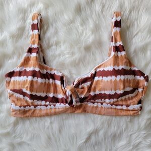 Aerie Tie Front Wide Strap Biki